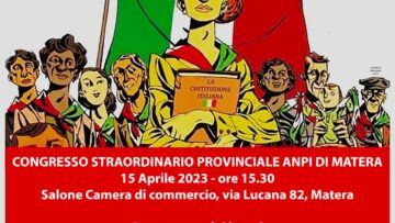Locandina Congresso Anpi Matera