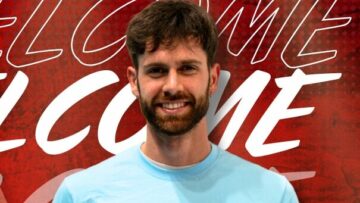 Red White Brush Bold Welcome Football Player Instagram Post (1)